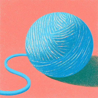 Illustration of a ball of thread