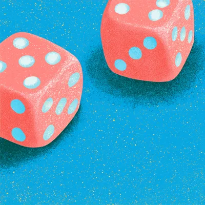 Illustration of a pair of dice